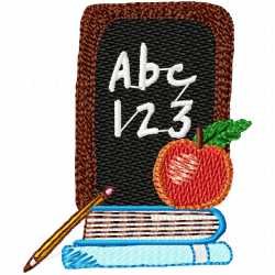 School Embroidery Design 8 School Embroidery Design 8